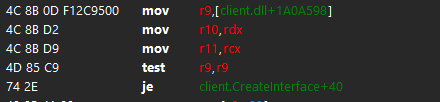CreateInterface Disassembly